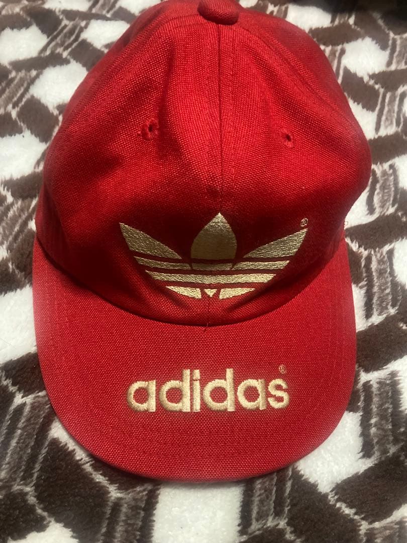 80s Old adidas トレフォイルロゴ キャップ デサント製|mercari