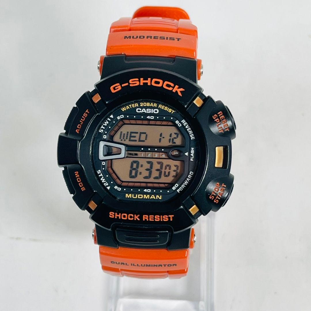 【美品】希少カラー G-SHOCK MADMAN G-9000R レスキュー 楽天市場】レスキューオレンジ CASIOカシオGショック ジーショックG