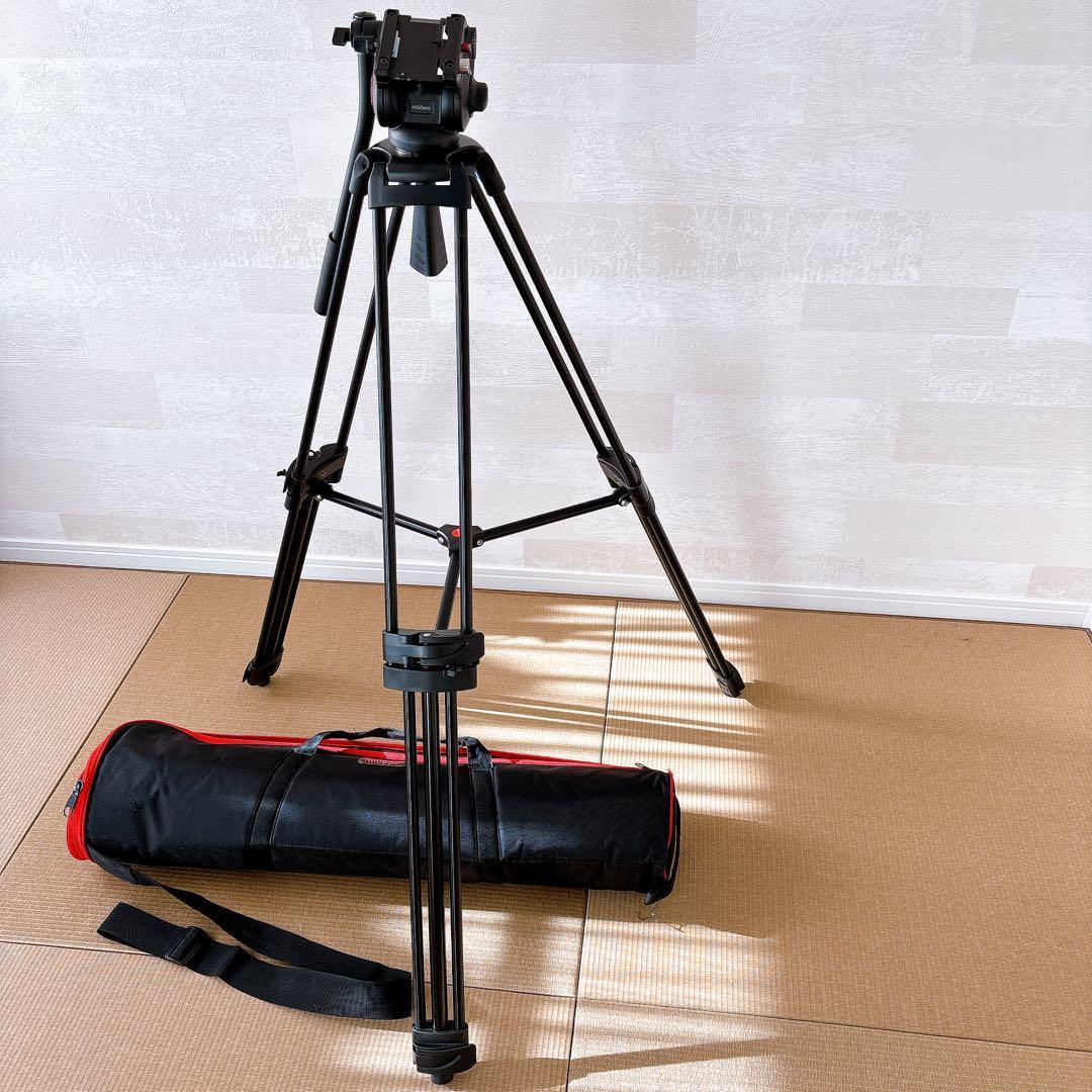 miliboo 三脚 MTT601A 360度パノラマ雲台 Miliboo mtt601aアルミニウム頑丈な流体ヘッドカメラ三脚カムコーダー