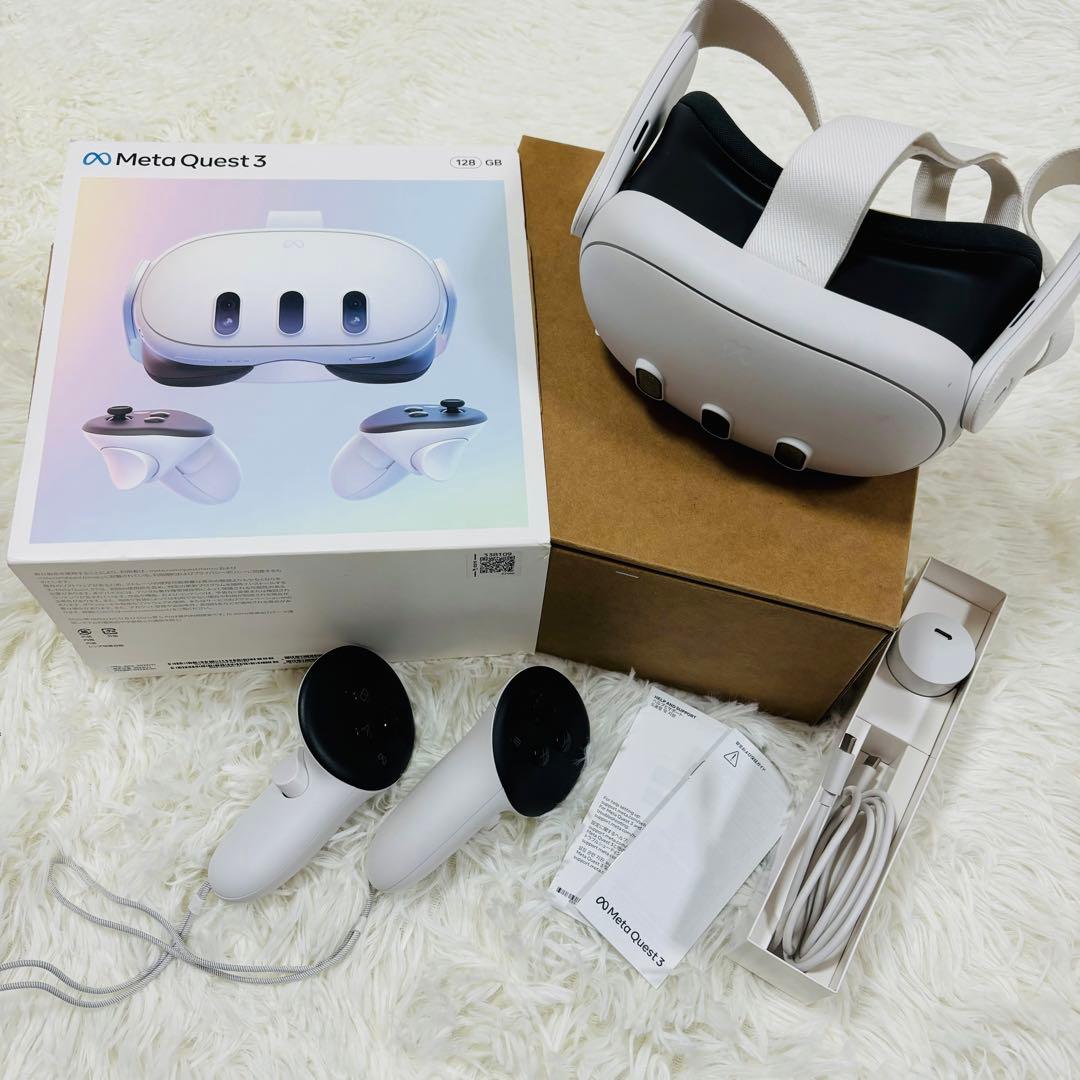  Quest 3 VRヘッドセット　128GB Amazon.co.jp: Meta Quest 3 128GB|最もパワフルなMeta Quest|究極の