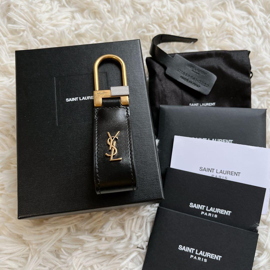 希少✨SAINT LAURENT PARIS YSLロゴレザーキーリング 中古・古着通販】Saint Laurent Paris (サンローランパリ) YSL