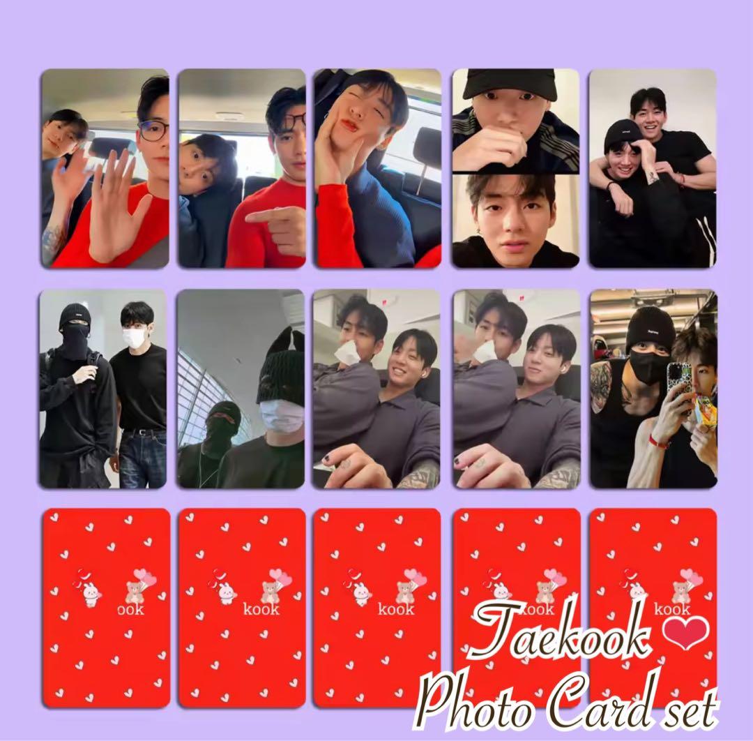 BTS グテ TAEKOOK フォトカードセット - メルカリ