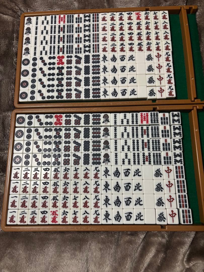 全自動麻雀卓用麻雀牌 26mm牌背の色:青黄 セット - メルカリ