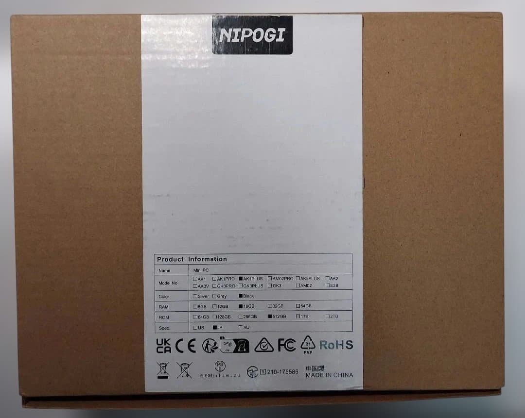 NIPOGI n95 　RAM16GB ROM512GB　★完動美品★