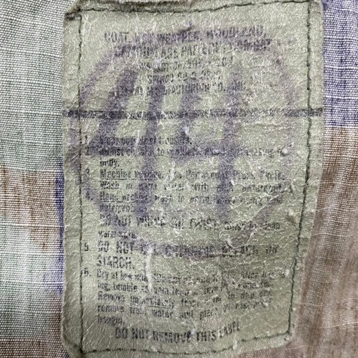 ベトナム戦 迷彩服 払下品 ウッドランド迷彩 ミリタリー サバゲー 米軍