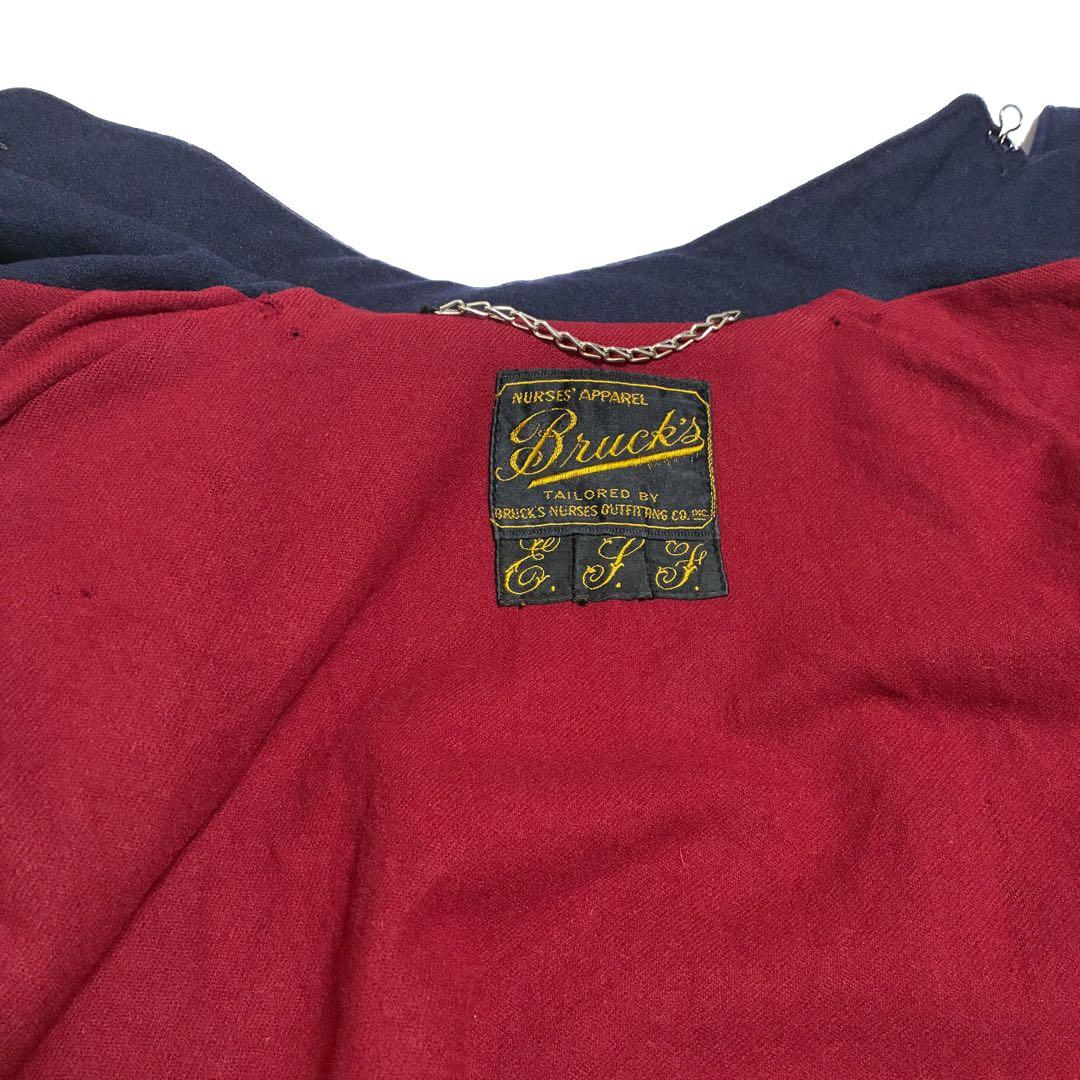 希少 50s 米軍 看護用 ミリタリー ウール ナース ポンチョ マント