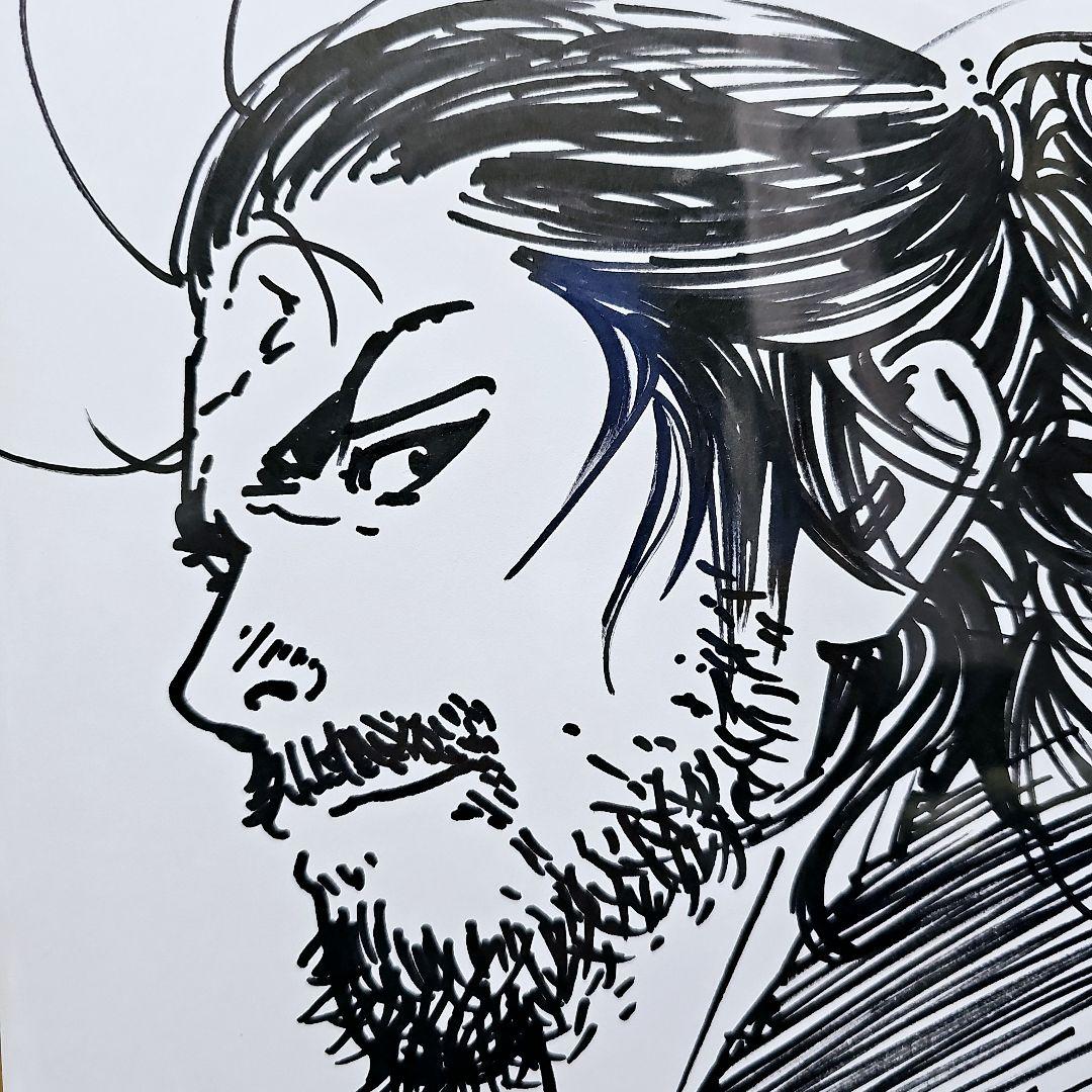 バガボンド 宮本武蔵 イラスト 直筆サイン色紙 - メルカリ