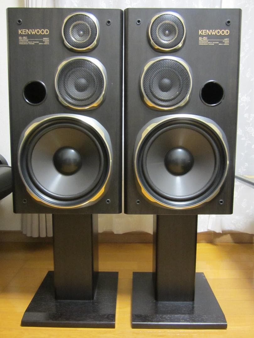 極美品◇日本製◇KENWOOD ケンウッド・S-5i◇木製スピーカー左右2個