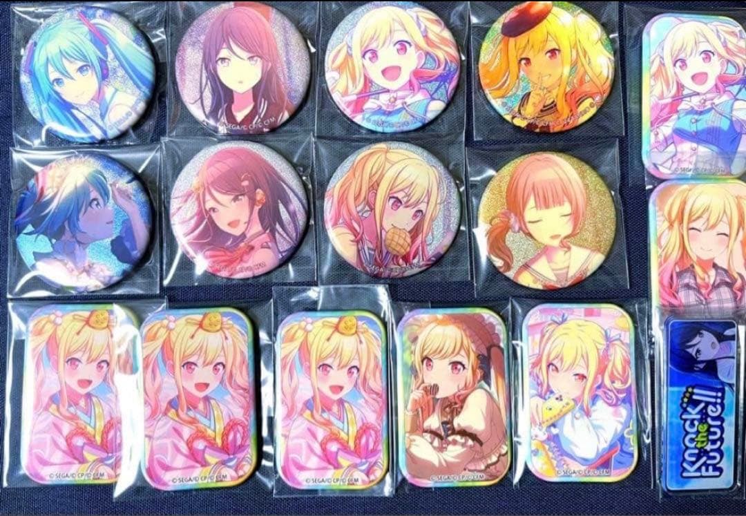 プロセカ 初音ミク 星乃一歌 天馬咲希 望月穂波 缶バッジ 16点 - メルカリ