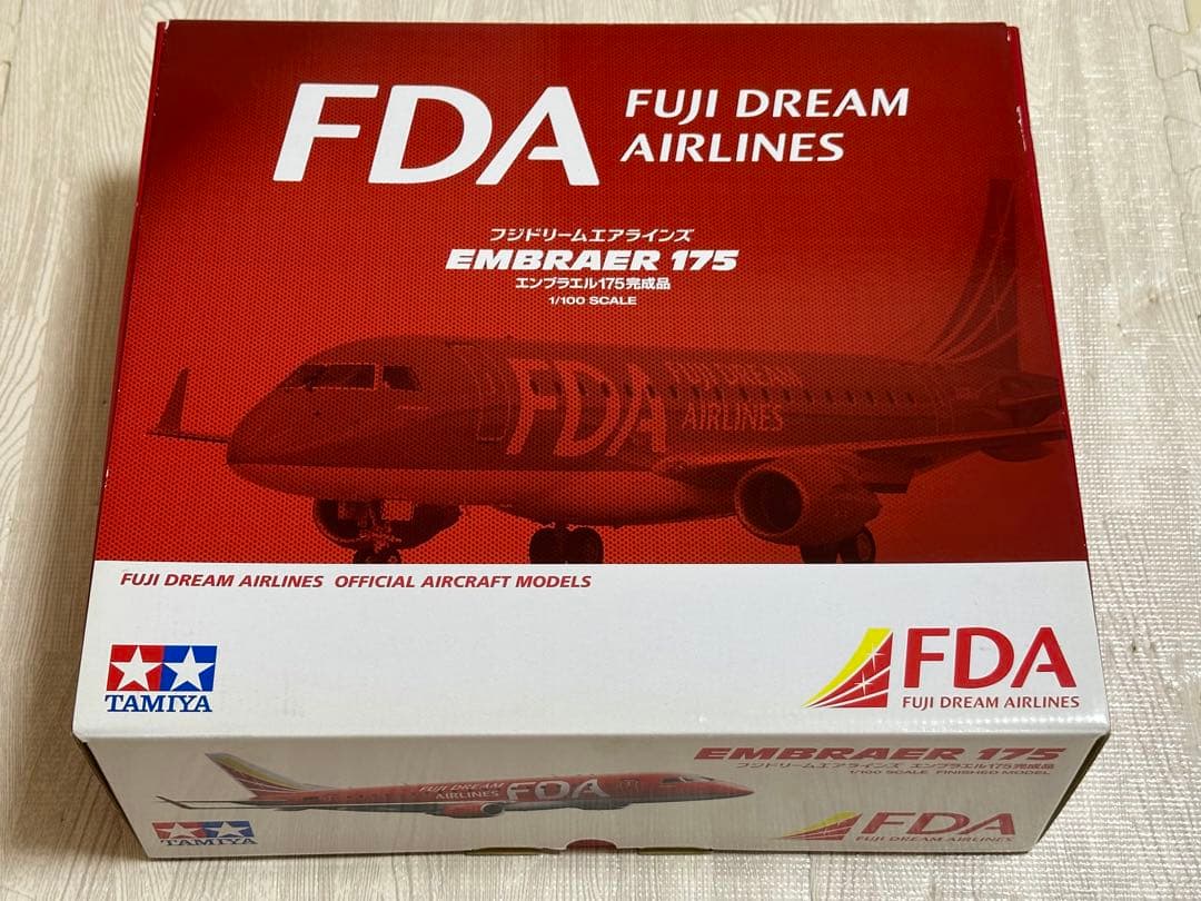 1/100 FDA フジドリームエアラインズ エンブラエル175 レッド - メルカリ