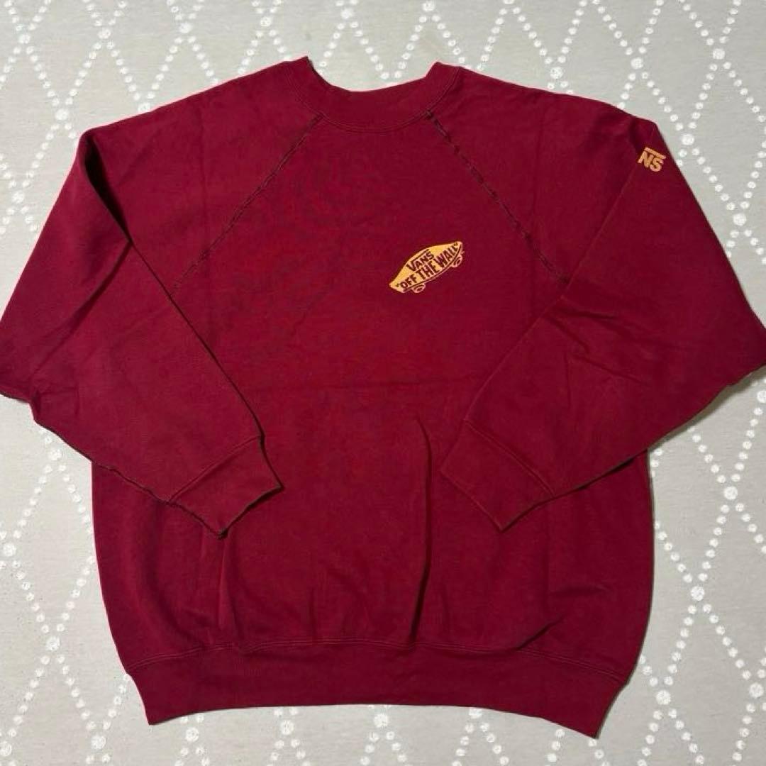 レア 80s VANS スウェット USA製 DISCUS バーガンディ L - メルカリ
