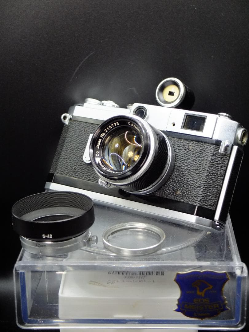 キャノンVL2／キャノン50mmf1.8Ⅱ純正フード付【実写確認整備品