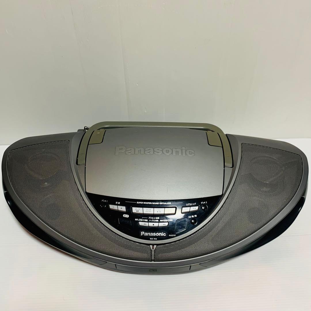 パナソニック コブラトップ RXーED707 CDラジカセ リモコン付き - メルカリ