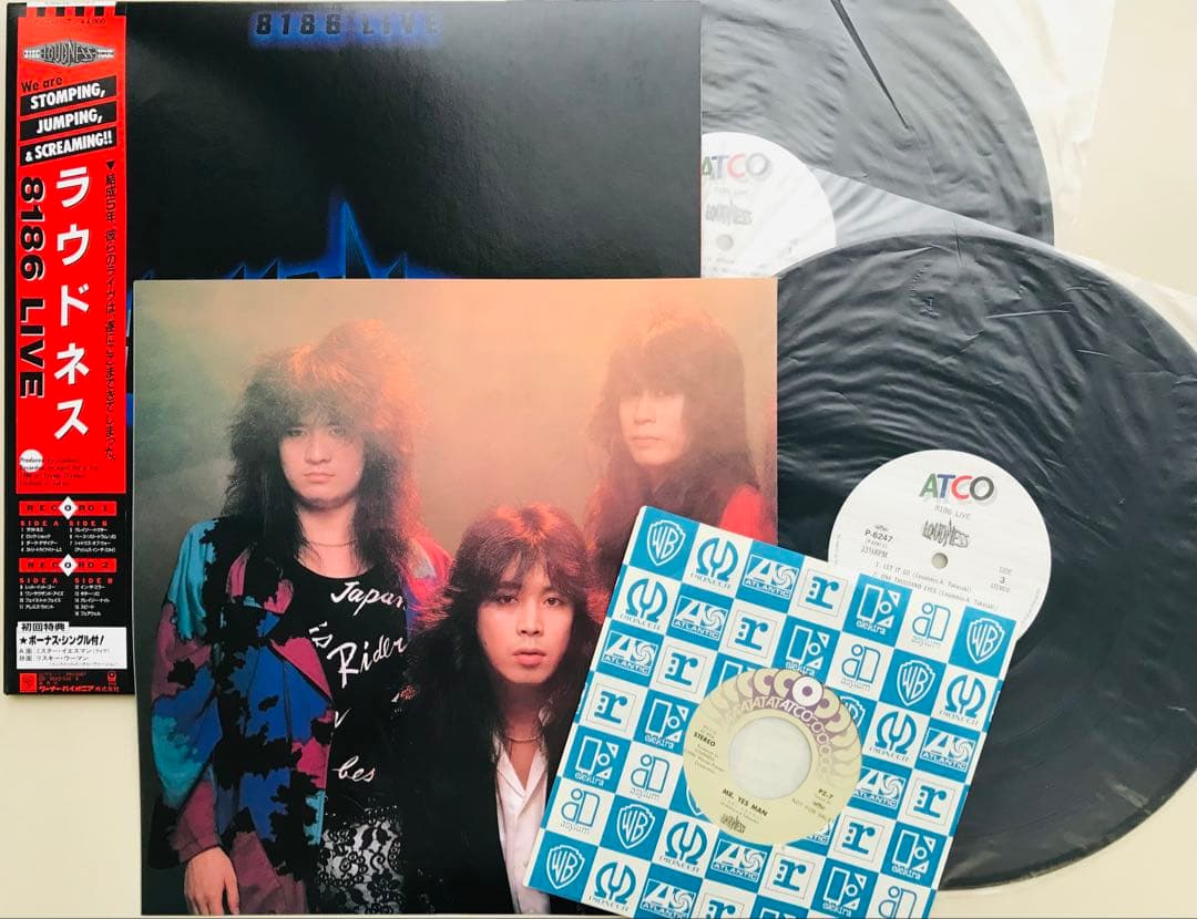 LOUDNESS 8186 LIVE 2枚組レコード　初回特典ボーナスシングル付 LOUDNESS 8186 LIVE 2枚組レコード 初回特典ボーナスシングル付 - メルカリ