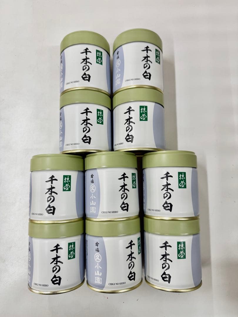 丸久小山園 抹茶 粉末緑茶 千木の白 10缶セット 抹茶 宇治 丸久小山園 天授 40g 缶詰（てんじゅ）全国茶品評会受賞抹茶