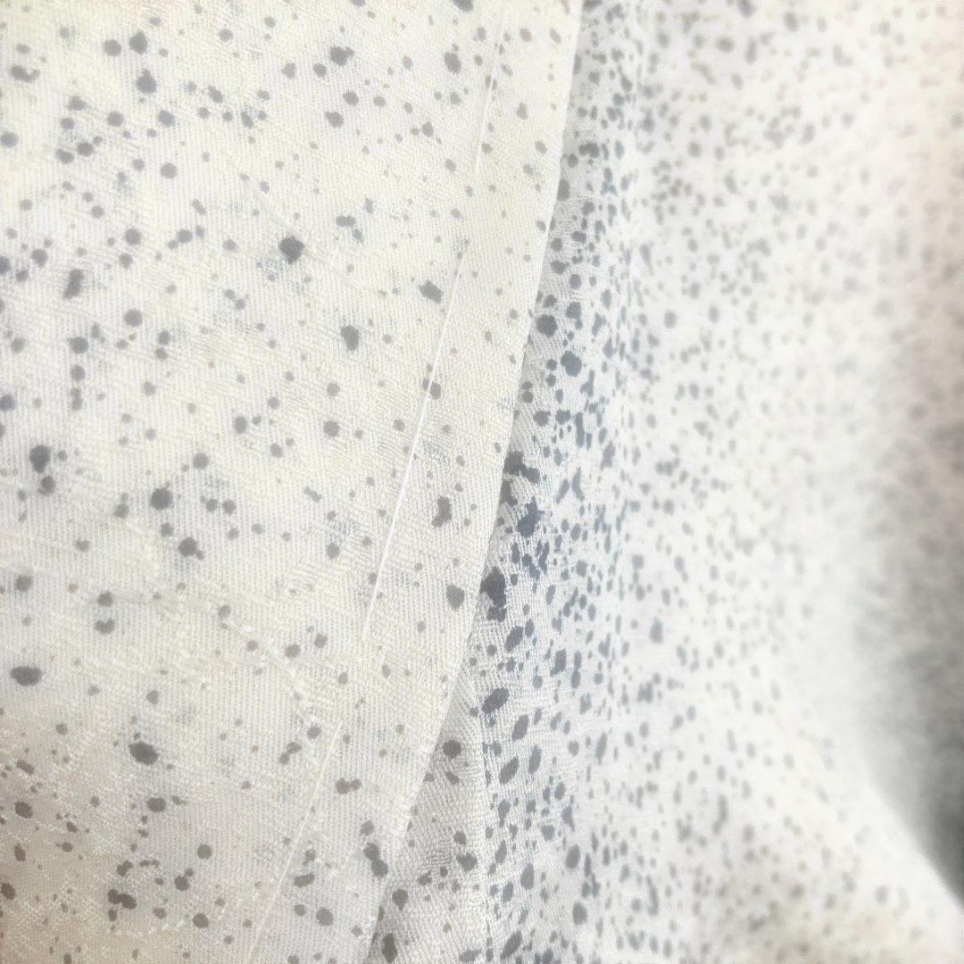 新品　小紋　粋なモダン　トールサイズ　点描グラデーション　細見え　仕立て上がり