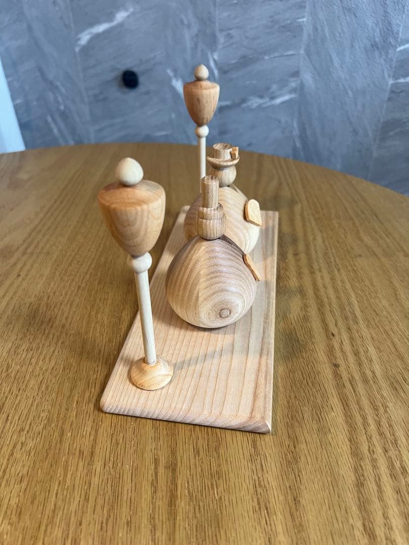 即日発送・新品未使用】木製雛人形コンパクト ナチュラル 北欧風