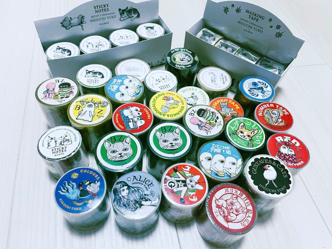 ヒグチユウコ養生テープ＆マスキングテープ34個セット！別売り不可