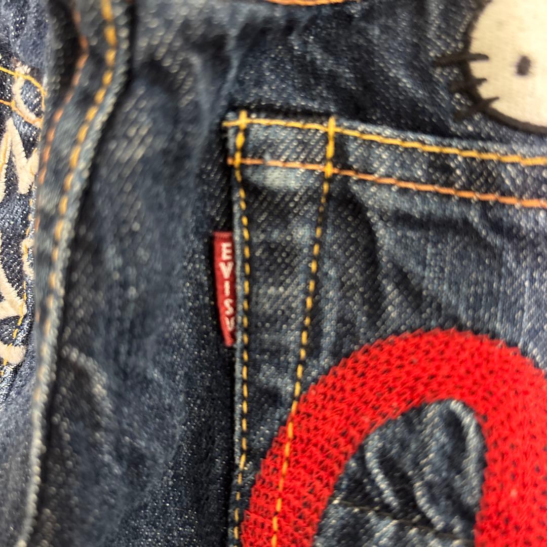 EVISU✖️ハローキティ コラボデニム キッズサイズ - メルカリ