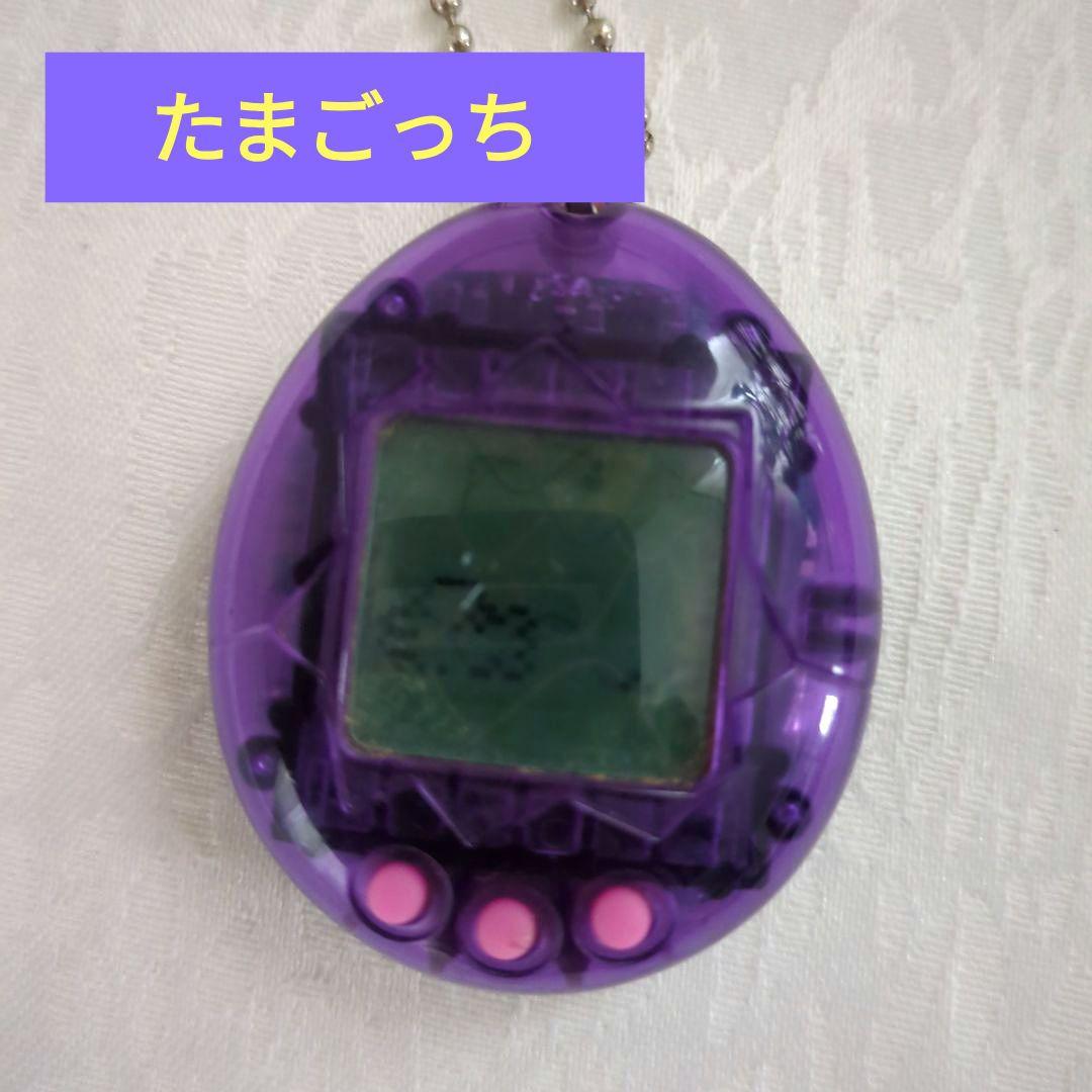 BANDAI 海で発見!!たまごっち(紫) - メルカリ