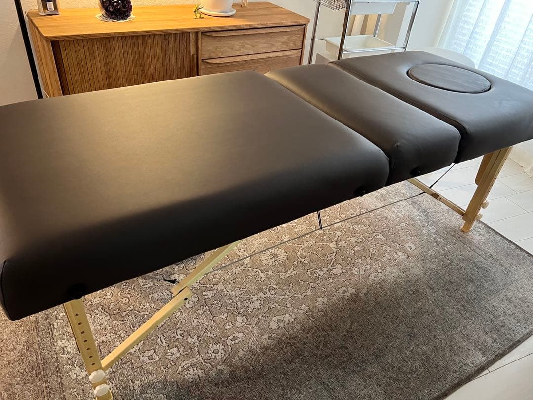 ネチュラ 折りたたみ　エステ　マッサージベッド 木製折畳みベッド全6色 ネチュラProfessional Hard Foam(マット：3色