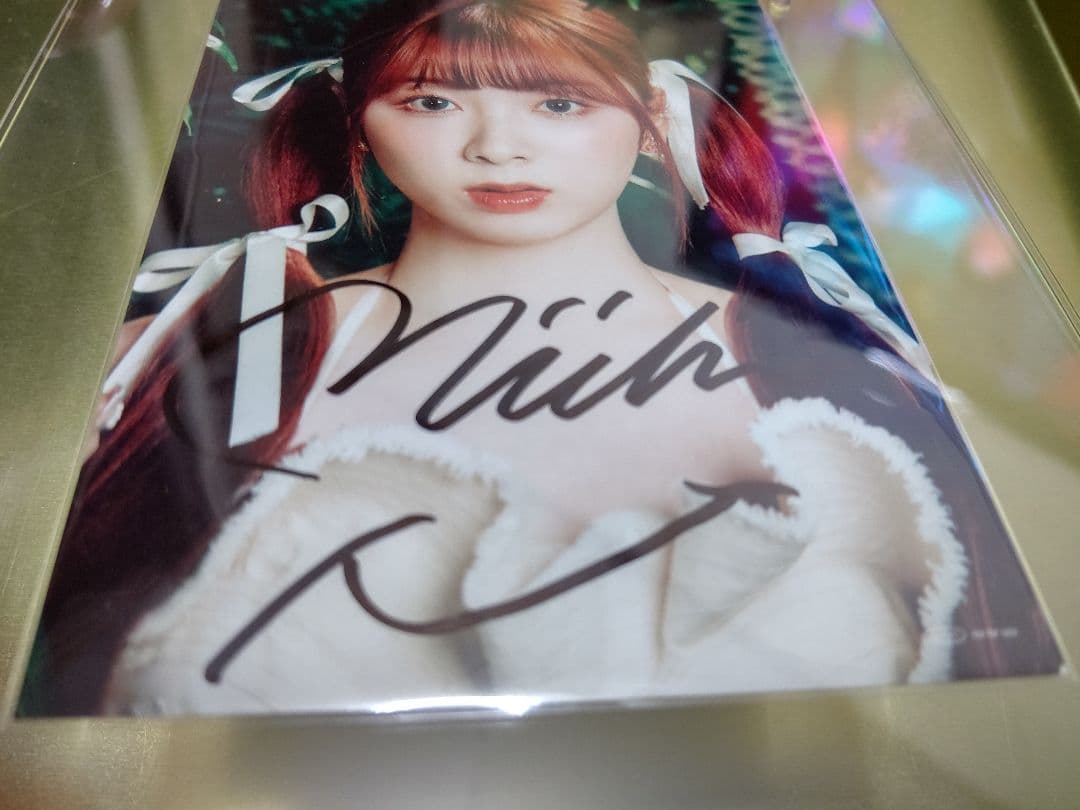 NiziU MIIHI ミイヒ 本人直筆サイン入りフォトカード 10代ラスト年