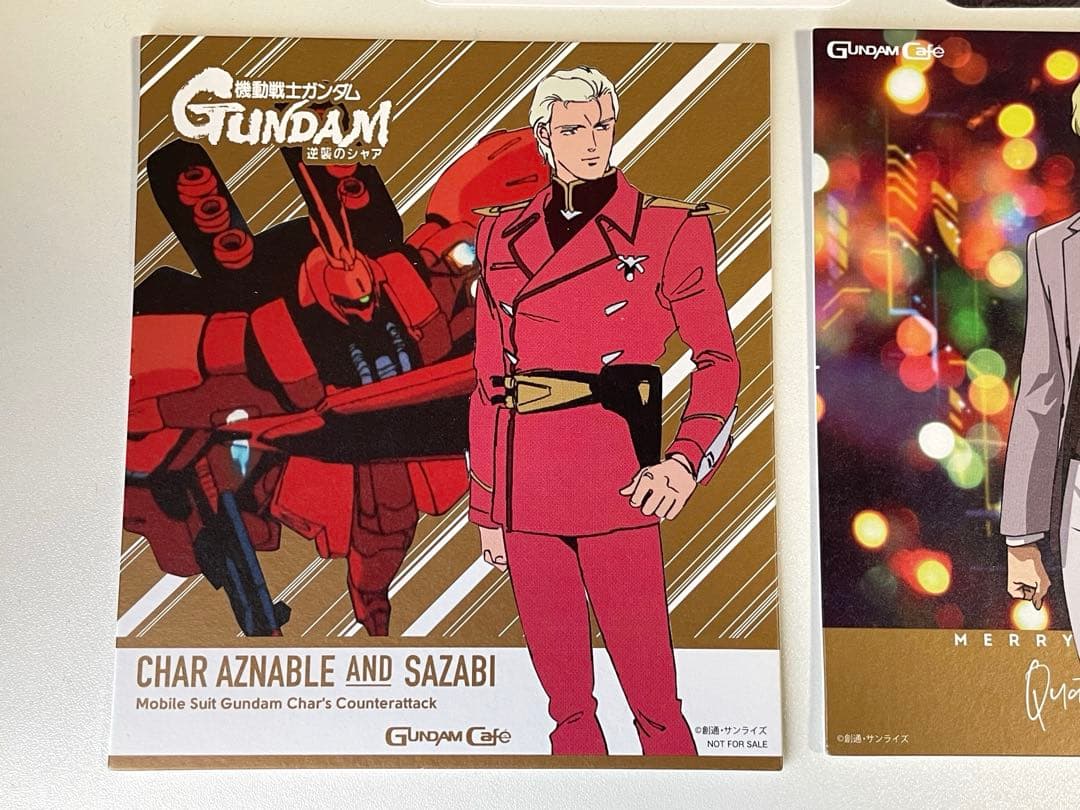 Zガンダム アクリルスタンド コースター 5点 クワトロ シャア