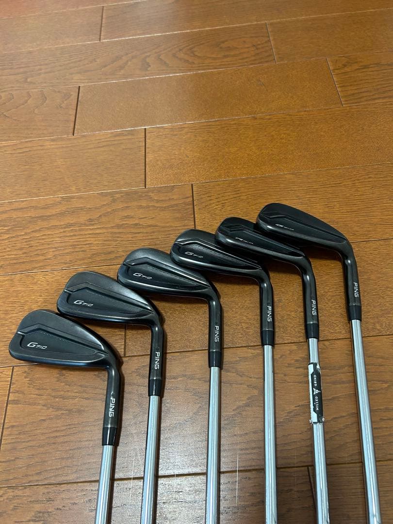 PING G710 アイアンセット 6本セット ブラック
