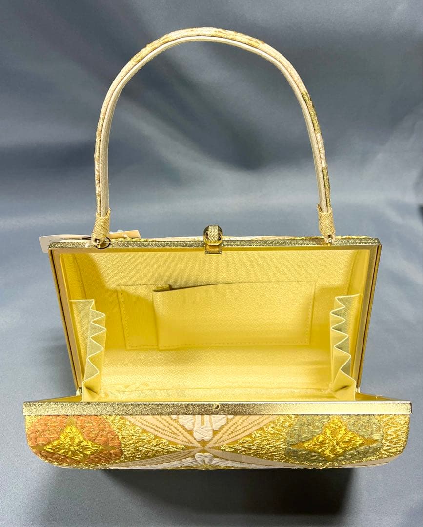 草履バックセット礼装用 西陣帯地使用 小判型草履24cm ソフト鼻緒裏 彩