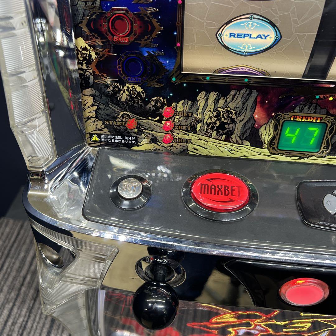 北斗の拳 転生の章 ジャギパネル パチスロ実機 コイン不要機付 送料