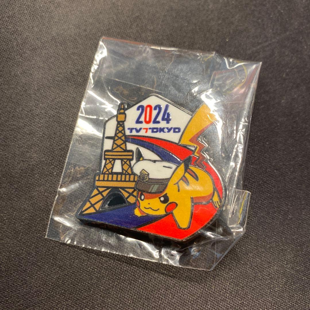 非売品新品 パリオリンピック ピカチュウ ピンバッジ - メルカリ