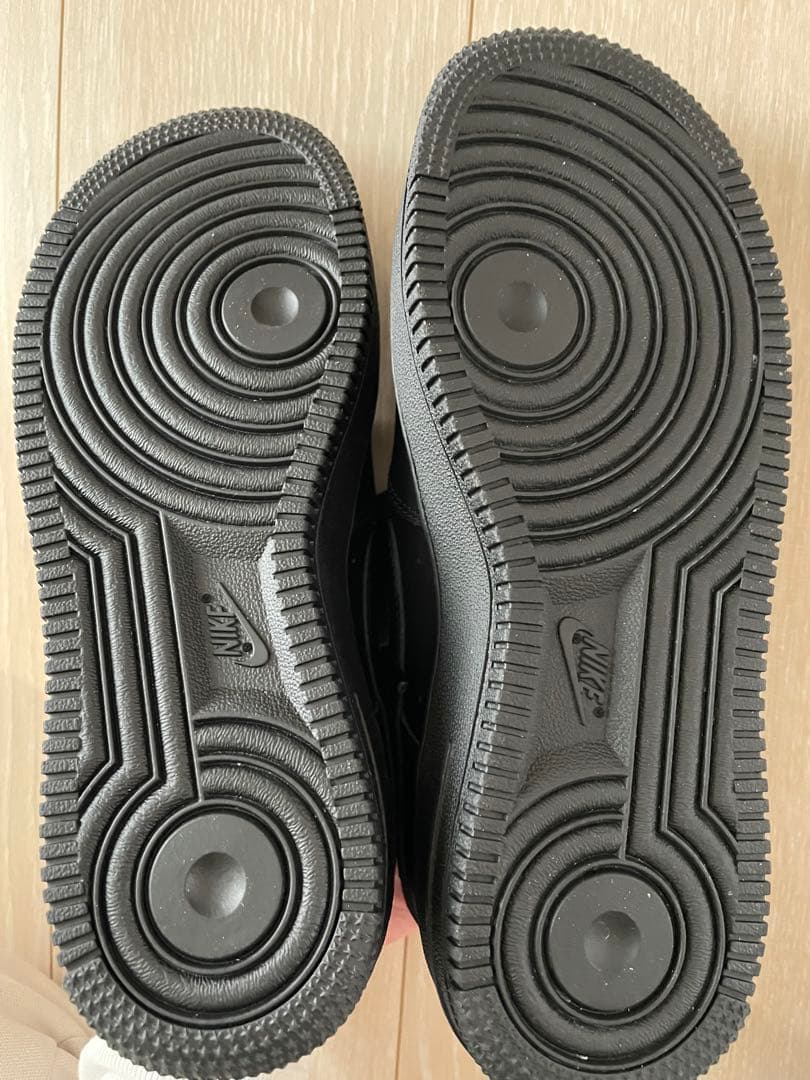 23.5cm エアフォース Air Force 1 LE GS ブラック