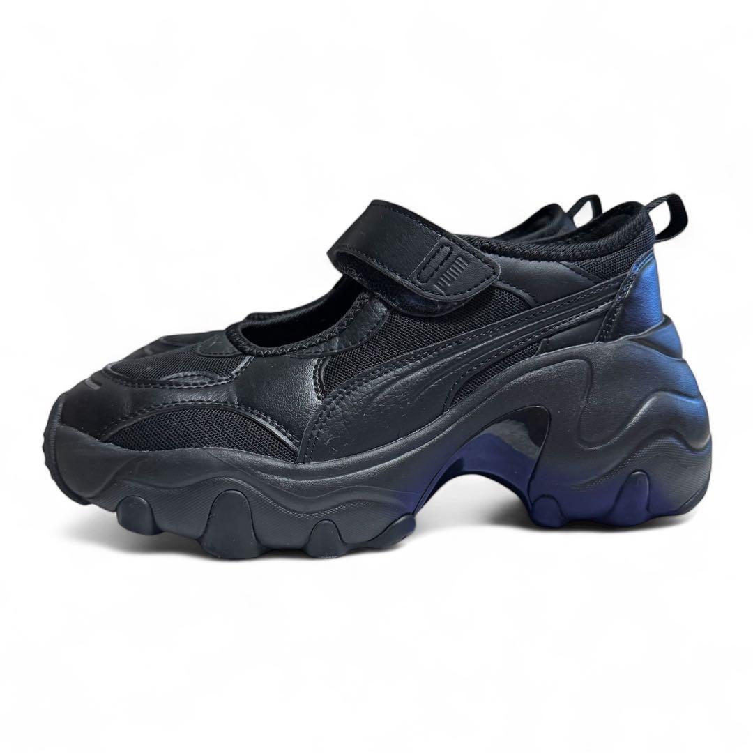 美品✨ PUMA パルサーウェッジ サンダル メリージェーン ブラック 23.5