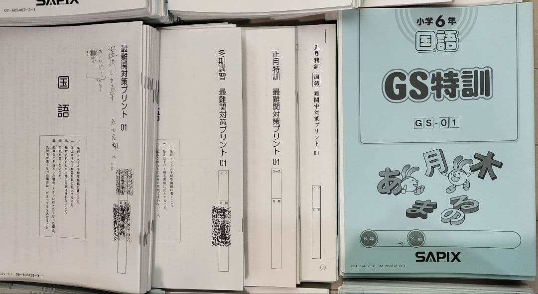 SAPIX6年国語テキストセット - メルカリ