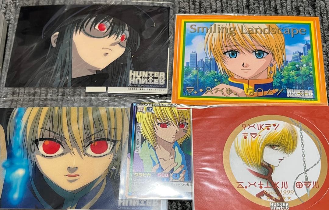 ♡*様 未開封 旧アニ HUNTER×HUNTER クラピカ クリアポストカード