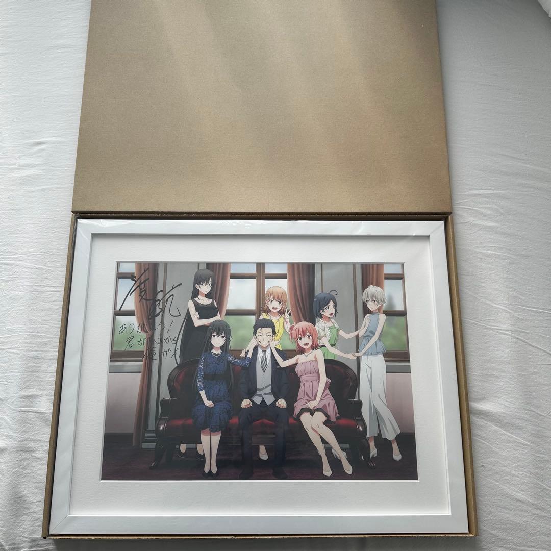 やはり俺の青春ラブコメはまちがっている 複製サイン入り複製原画 希少】アニメ やはり俺の青春ラブコメはまちがっている サイン入り複製