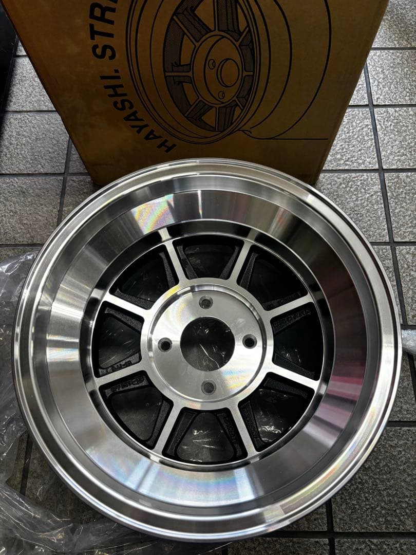 ★本日限定値下げ★ハヤシレーシング CRタイプ15×9J-13 4穴 114.3 ☆本日限定値下げ☆ハヤシレーシング CRタイプ15×9J-13 4穴 114.3