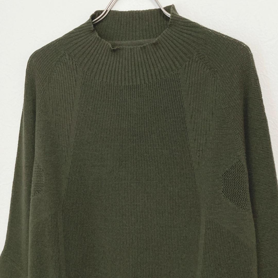 00s archive TORTUGA 王冠スタッズスカル厚手ドライバーズニット