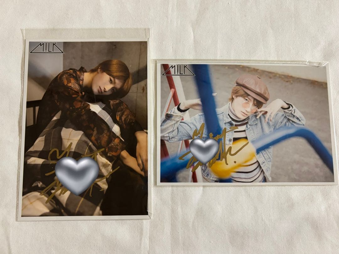 M!LK 山中柔太朗 サイン 19歳 生誕 生写真 50枚 - メルカリ