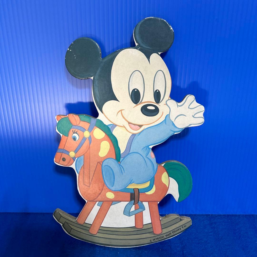 レトロ】Disney壁掛け ベビーミッキー・ミニー・ドナルド