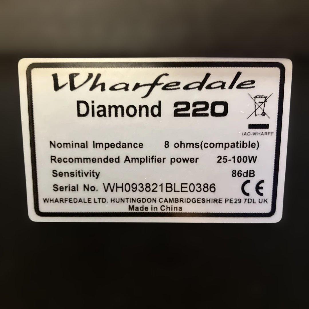 【決算バーゲン】《完動品》 Wharfedale ダイアモンド220スピーカー