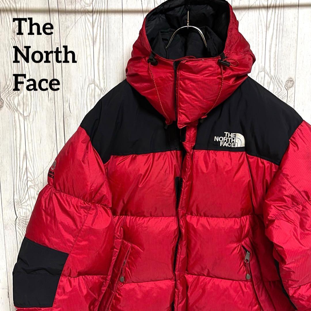 ノースフェイス ダウンジャケット 700フィル メンズL 韓国100 赤