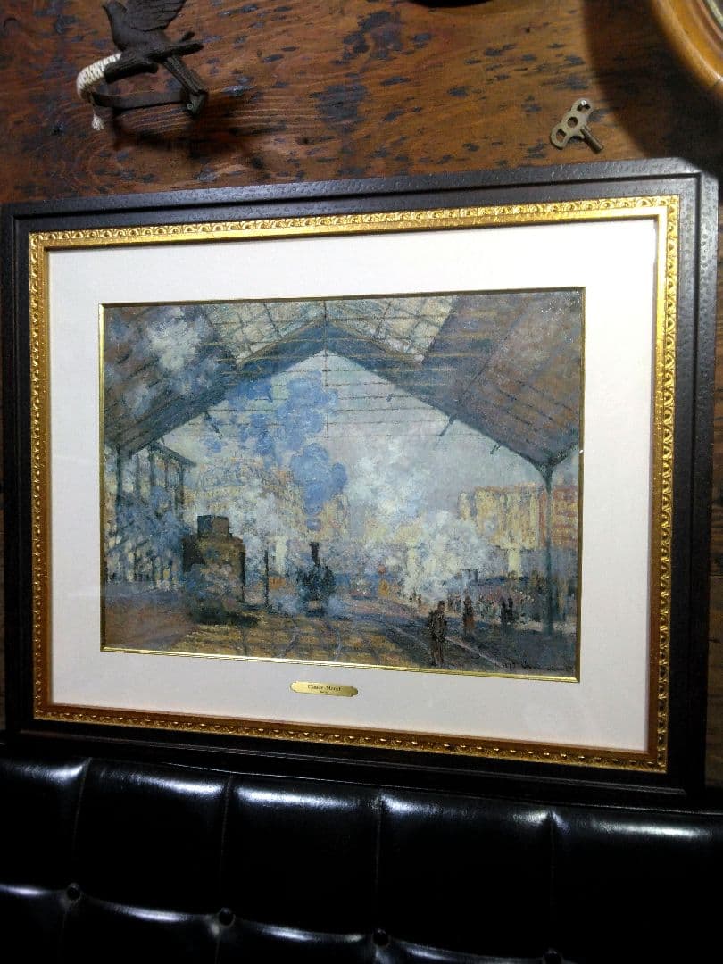 クロード・モネ　サン・ラザール駅　絵画 正規品　印象派 ミレー　ルノワール ドガ サン＝ラザール駅 (モネ) - Wikipedia