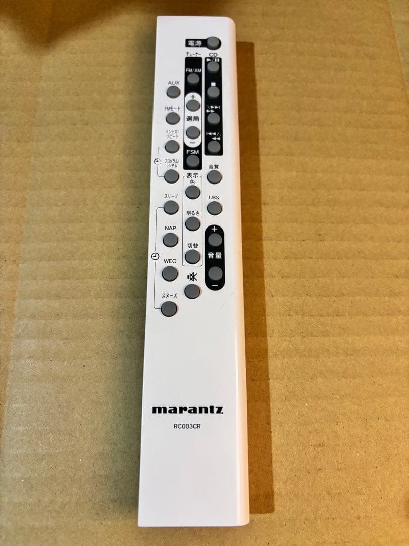 marantz マランツマランツCDプレーヤーリモコンRC003CR - メルカリ