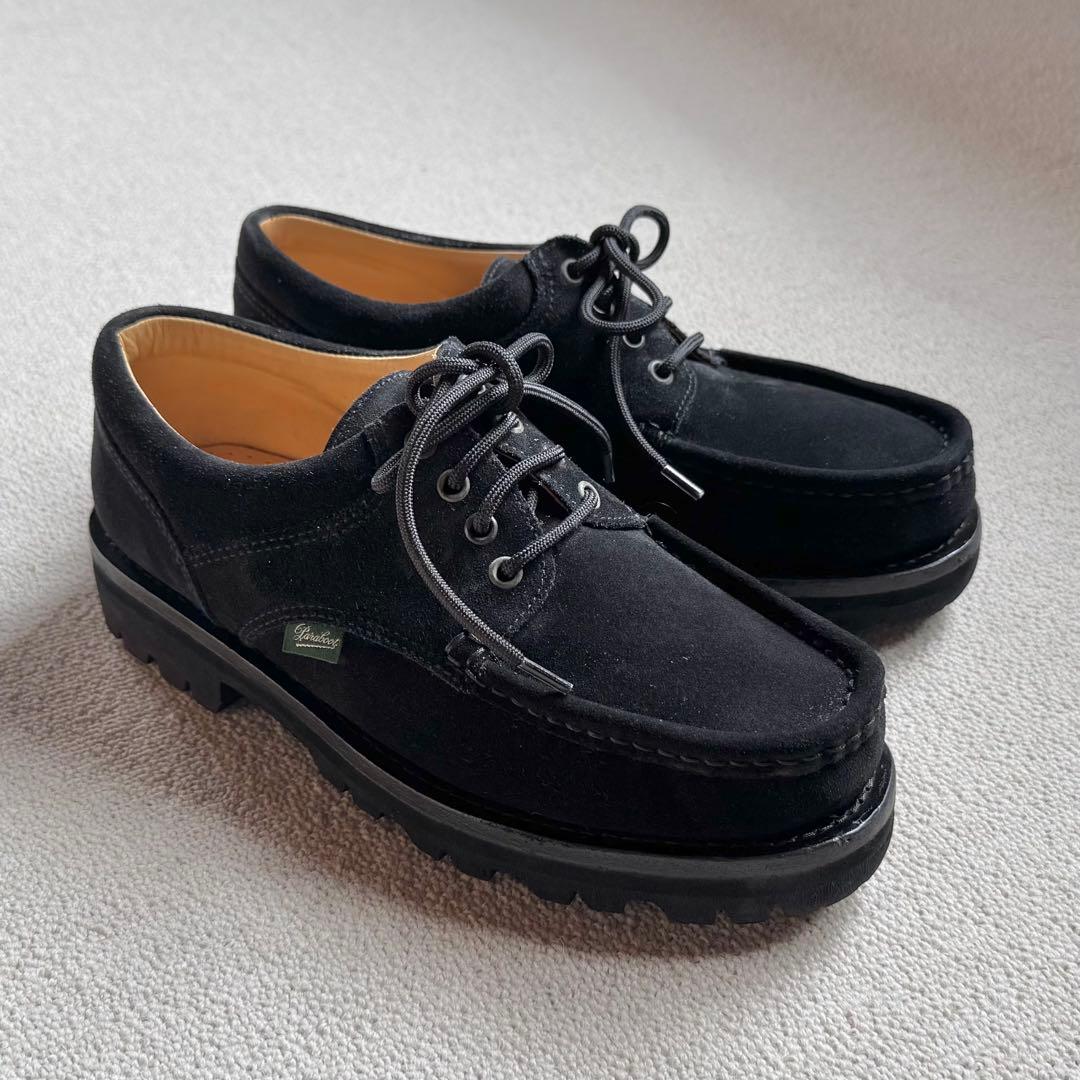 Paraboot THIERS JANNU VEL NOIR UK8 B&Y別注