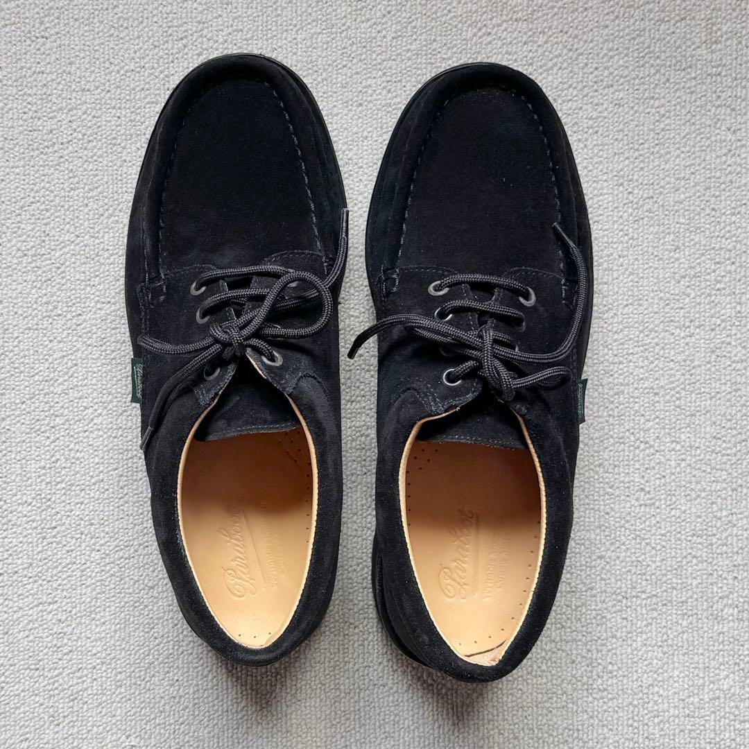 Paraboot THIERS JANNU VEL NOIR UK8 B&Y別注