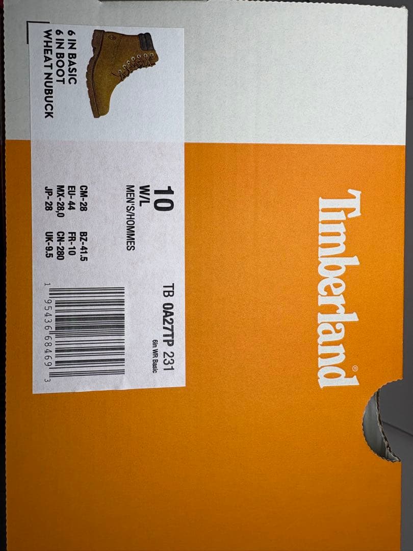 美品 ティンバーランド 6インチ レジスタントブーツ 28cm 防水