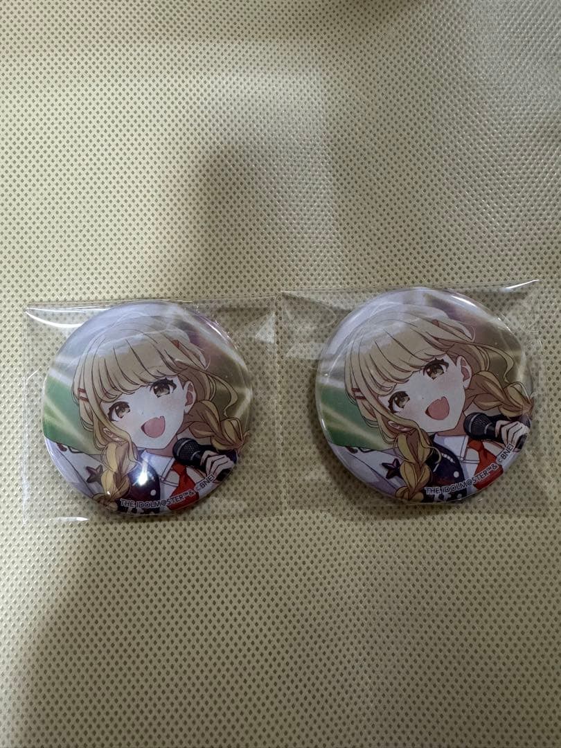 学園アイドルマスター 初星音楽祭 缶バッジ 藤田ことね 2個セット