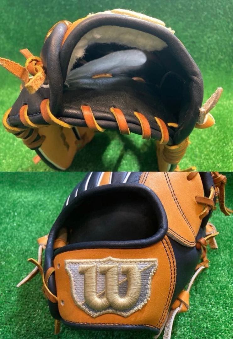 美品】ウィルソン 一般軟式用 内野手用 グラブ RXL619L マルチカラー