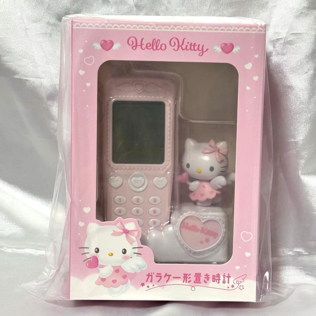 サンリオ ガラケー形置き時計 ハローキティ キティ - メルカリ
